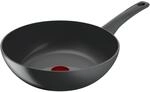 Tefal Wokpfanne 28cm Renewal RENEWAL, grau, Aluminium