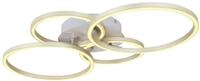 Globo Lighting Deckenleuchte Nickel matt, silber, Nickel matt