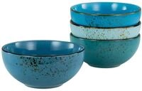 Creatable Buddha Bowl 4-tlg NATURE COLLECTION, blau, Steinzeug