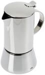 Cilio Espressokocher 4 Tassen AIDA, silber, Edelstahl