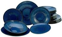 Creatable Tellerset 18-tlg SEA BREEZE, blau, Steinzeug