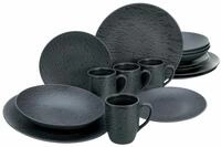 Creatable Kombiservice 16-tlg. SCHIEFER BLACK, schwarz, Steinzeug