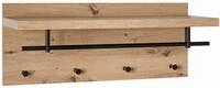 XORA Wandgarderobe PARMA, eiche, Holznachbildung