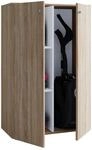 VCM Putzschrank LONA, Eiche s&auml;gerau/sonoma, Holznachbildung