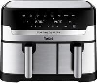 Tefal Doppel-Hei&szlig;luftfritteuse JAVA PEPPER, schwarz, Edelstahl
