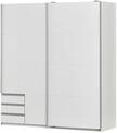 Schwebet&uuml;renschrank Emden - wei&szlig; - 180 cm - 198 cm - cm 64,0 - Sconto