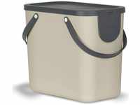 Abfallbehälter 25 Liter Albula | braun | Kunststoff, Kunststoff | Maße (cm): B: 40