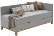 Polsterliege - grau - Materialmix - 97 cm - 91 cm - M&ouml;bel Kraft