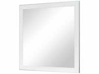Spiegel - weiß - Glas , Aluminium, Holzwerkstoff - 80 cm - 77 cm - 3 cm -...