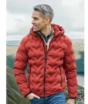Herren Funktions-Steppjacke - Burnt Red - M
