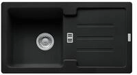 Franke Strata STG 614-78 Black Matt - 114.0657.828 Granitsp�le