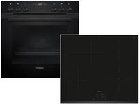 Siemens EQ522IAAB Set Einbauherd HE217GBB4 + Induktionskochfeld EI631CFB1E