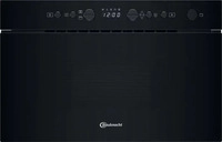 BAUKNECHT 859991681120, Bauknecht BMN14BK Einbau-Mikrowelle mit Grill Schwarzes Glas
