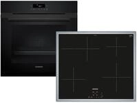 Siemens Set PQ223IA00Z Pyrolyse Backofen Deep black inox HB271ABB3 +