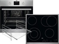 AEG 801418232, AEG BP36C636X Set Pyrolyse Backofen BPB335060M + Glaskeramikkochfeld AEG 801418232, AEG BP36C636X Set Pyrolyse Backofen BPB335060M + Glaskeramikkochfeld
