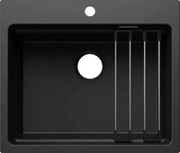 BLANCO 527746, Blanco Etagon 6 Schwarz - 527 746 Granitsp&uuml;le
