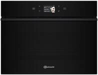 Bauknecht BMP9O7TK Einbau-Mikrowelle mit Grill und Hei�luft Schwarzes Glas