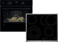 AEG 801419082, AEG AB22B Set Backofen BE1100B + Glaskeramikkochfeld HK634060XB...