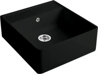 VILLEROY & BOCH 632061S5+HL2, Villeroy & Boch Sp&uuml;lstein Einzelbecken Ebony -...