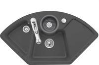 VILLEROY & BOCH 6708 02 i4, Villeroy & Boch Solo Eck Graphit - 6708 02 i4