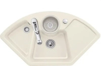 VILLEROY & BOCH 6708 02 FU, Villeroy & Boch Solo Eck Ivory - 6708 02 FU Keramiksp&uuml;le