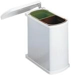 Hailo AS Duo 8/8 3416001 Einbau Abfallsammler Wei�
