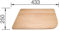 BLANCO 513484, Blanco 513 484 Holzschneidebrett Buche