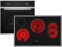 Siemens EQ214KA00Z Set Backofen HB213ABS0 Edelstahl + Glaskeramikkochfeld...
