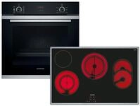 Siemens EQ214KD00Z Set Backofen HR214ABS0 + Glaskeramikkochfeld ET845HH17