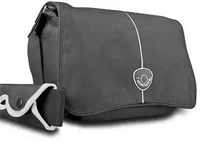 mantona 17962, Mantona Cool Bag Kameratasche schwarz/wei&szlig;