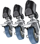 walimex pro 12720, Walimex pro Stativrollen Pro 3er-Set &Oslash; 50 mm