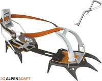 Petzl - Bergsteiger Steigeisen f&uuml;r Skitourengehen - Irvis Flexlock - Orange