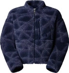 The North Face - Dicke Fleecejacke - W Extreme Pile Fz Jacket 2 Print Summit Navy Sun