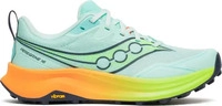 Saucony - Traillaufschuhe - Peregrine 16 Aqua/Citron f&uuml;r Damen - Gr&ouml;&szlig;e 37 - Blau