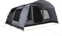 KAMPA - Gro&szlig;es Campingzelt f&uuml;r 6 Personen - Dawlish 06 Charcoal/Fog/Mist - Grau