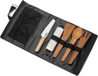 Primus - K&uuml;chenutensilien-Set - CampFire Prep Set aus Holz - schwarz