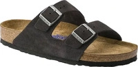 Birkenstock - Sandalen Unisex Arizona SFB LEVE - Arizona SFB LEVE Velvet Gray f&uuml;r