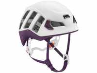 Petzl - Multi-Norm-Helm - Meteora Blanc/Violet für Damen - Größe 52-58 cm - Weiß