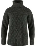 Fj&auml;llr&auml;ven &ouml;vik Cable Knit Roller Neck W dark grey (030) L