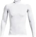 Under Armour Men's Heatgear Armour Mock Long Sleeve white black (100) 3XL