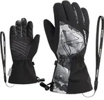 Ziener Laval-z AS AW Glove Junior Unisex black.grey mountain print (12891) 3