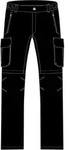 CMP MAN Zip OFF Pant nero (U901) 46