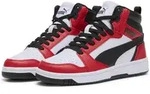 Puma Rebound V6 Mid Jr puma white-puma black-for all time red (03) 4.5