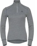 Odlo The Active Warm Base Layer Half-zip odlo steel grey melange (10183) XS
