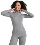 Falke Damen Langarmshirt Wool-tech grey-heather (3757) XS