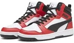 Puma Rebound v6 puma white-puma black-for all time red (04) 4.5