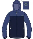 CMP KID Rain Jacket Fixed Hood black blue (N950) 104