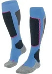 Falke SK2 Intermediate Vegan Damen Skiing Kniestr&uuml;mpfe blue note (6545) 35-36