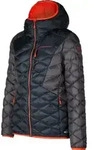 La Sportiva Pinnacle Down Jacket Women black/cherry tomato (K00R22) XS