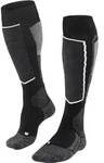 Falke SK2 Intermediate Vegan Damen Skiing Kniestr&uuml;mpfe black-mix (3010) 35-36